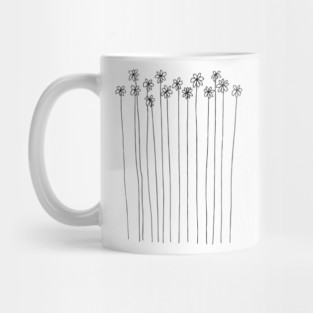 tall flowers Mug