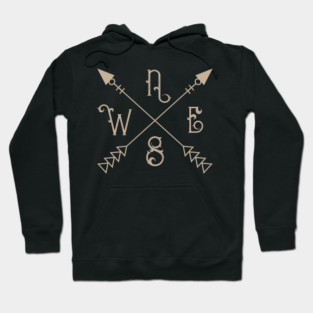 Compass North South East West Hoodie