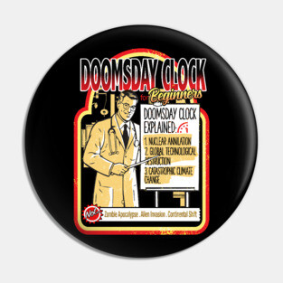 Doomsday Clock Pin