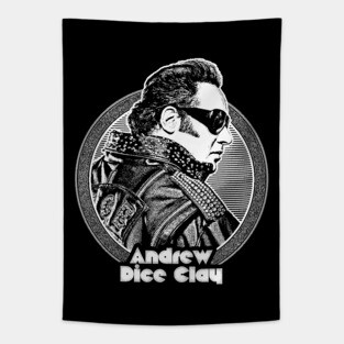 Andrew Dice Clay /// Retro Style Fan Design Tapestry