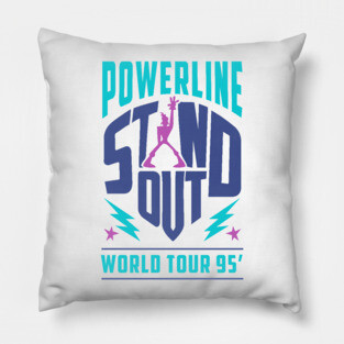 Powerline - Stand Out - World Tour 95' Pillow