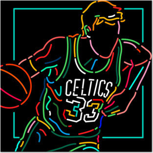 Larry Bird Posters and Art