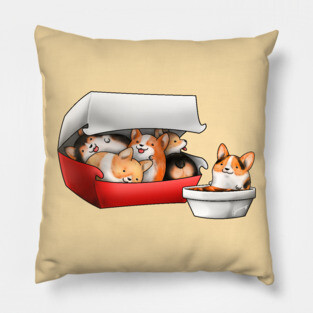 Corgi Nuggets Pillow