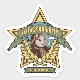 Flying Squirrel Squadron Sticker