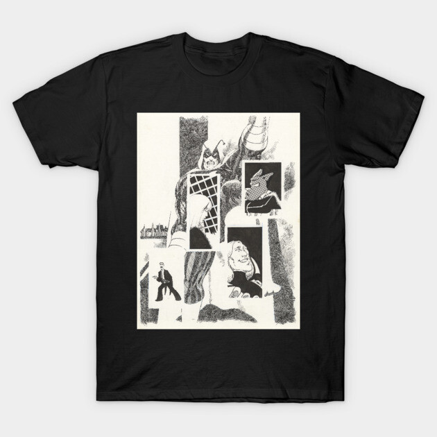 Dave Sim's original Cover Art to Comics Journal #83 T-Shirt by Matt Dow's AMOC TeePublic Shop