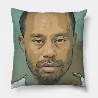 Tiger Woods Mugshot Pillow