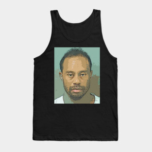 Tiger Woods Mugshot Tank Top