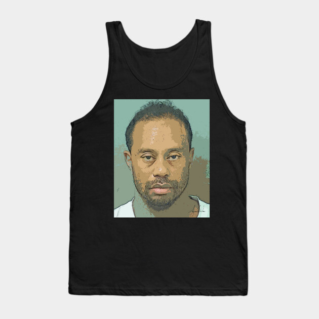 tiger woods mugshot shirt
