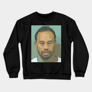 Tiger Woods Mugshot Crewneck Sweatshirt