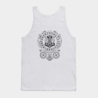Mjolnir - The Hammer of Thor | Norse Pagan Symbol Tank Top