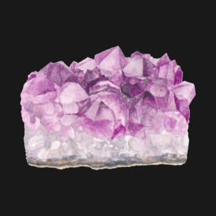 Amethyst Watercolour Painting T-Shirt