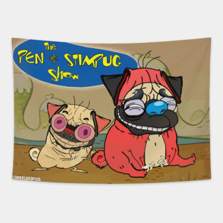 Ren and Stimpy Tapestry