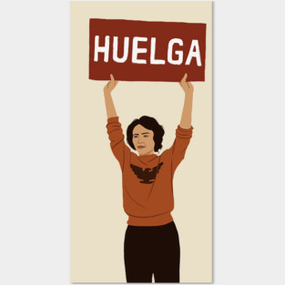 Dolores Huerta Labor Hero Illustration Posters and Art