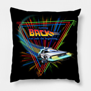 Back to the Future Vintage Pillow