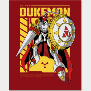 Dukemon Digimon Posters and Art