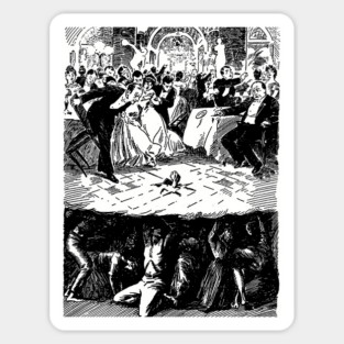 From The Depths - Socialist, Eat The Rich, Historical, Propaganda, Anti-Capitalist, Communist, Leftist Sticker