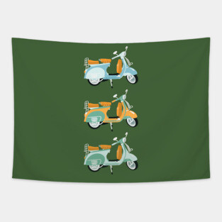 Italian motorbike Tapestry