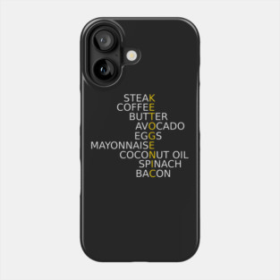 Keto T-Shirt For Ketogenic Diet Low Carb High Fat Fans #DYEL / Fitness Tee For Gym Rats Cardio Fans Lifters And Runners / Do You Even Lift? Phone Case