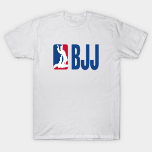 BJJ - Jiu Jitsu NBA logo parody T-Shirt