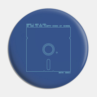 Floppy Disk - Both Sides Pin