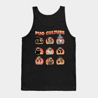 Pug Culture - Movies Tank Top