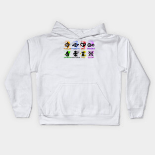Digimon Crests Kids Hoodie