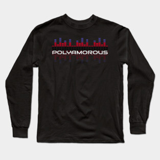 Music Equalizer Bars - Polyamorous Long Sleeve T-Shirt
