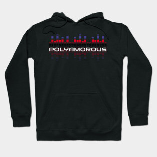 Music Equalizer Bars - Polyamorous Hoodie
