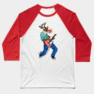 Reindeer Rock Baseball T-Shirt