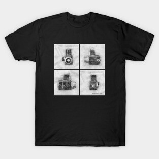 Hasselblad 500c Sketch T-Shirt