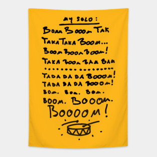 Cheat Sheet for Drummers Tapestry