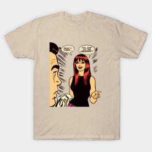 Mary Jane Watson - Face It, Tiger... Panel (Vintage Halftone Colors) T-Shirt