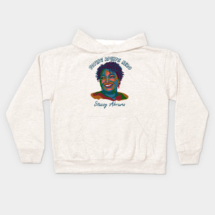 Voting Rights Hero - Stacey Abrams Kids Hoodie