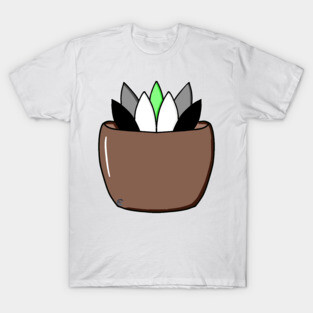 Agender Pride Succulent T-Shirt