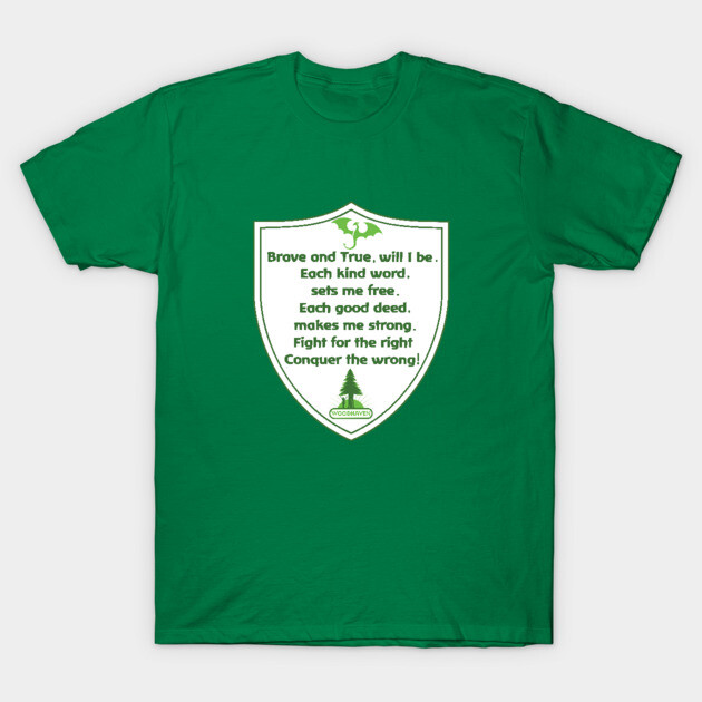 BRAVE AND TRUE T-Shirt by Woodhaven School