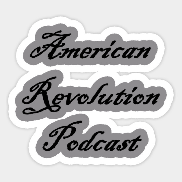 American Revolution Podcast - dark logo Sticker by American Revolution Podcast