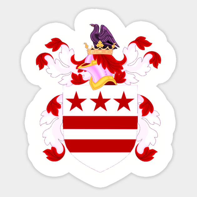 George Washington Coat of Arms Sticker by American Revolution Podcast