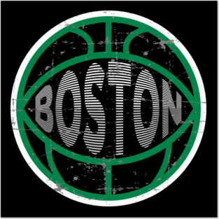 Boston Basketball 2 Posters and Art