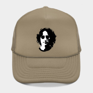 john Lennon Print on Back Hat