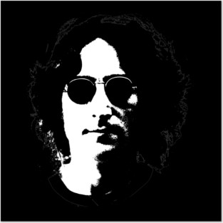 john Lennon Print on Back Posters and Art