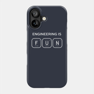 Engineering Is Fun Periodic Table Phone Case