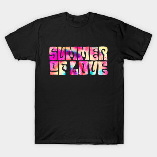 Summer of Love 2021 Tie Dye Hippie Psychedelic T-Shirt