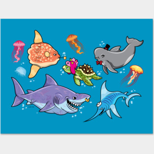 Sea Party Posters and Art