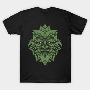 TRADITIONAL CELTIC WICCA PAGAN GREENMAN T-SHIRT AND MERCHANDISE T-Shirt