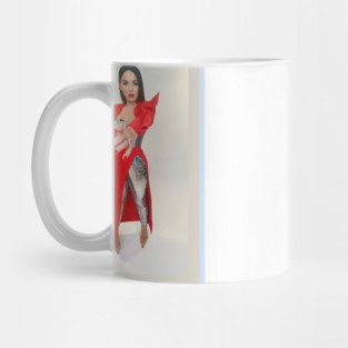 Katy Perry in red today on #AmericanIdol Mug