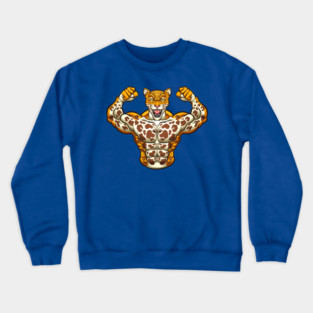 jaguar body building Crewneck Sweatshirt