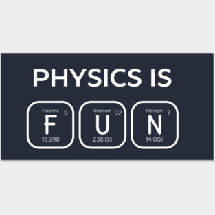 Physics Is Fun Periodic Table Posters and Art