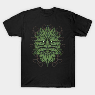 TRADITIONAL CELTIC WICCA PAGAN GREENMAN T-SHIRT AND MERCHANDISE T-Shirt