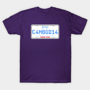 Cambodia car license plate T-Shirt
