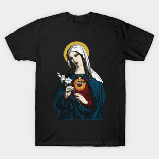 Virgin Mary with her Immaculate Heart T-Shirt